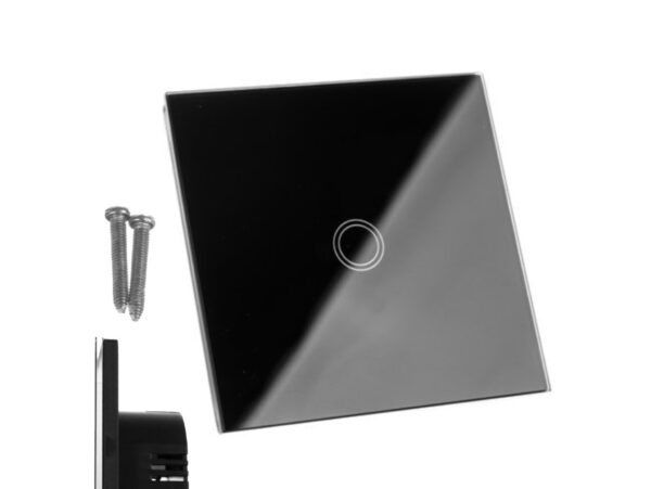 WŁĄCZNIK ŚWIATŁA LED PANEL DOTYKOWY - czarny