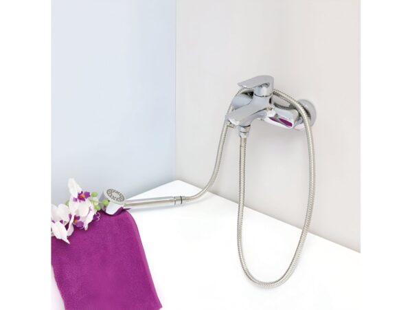 WĄŻ PRYSZNICOWY STANDARDOWY CHROMOWANY 150CM 1,5M