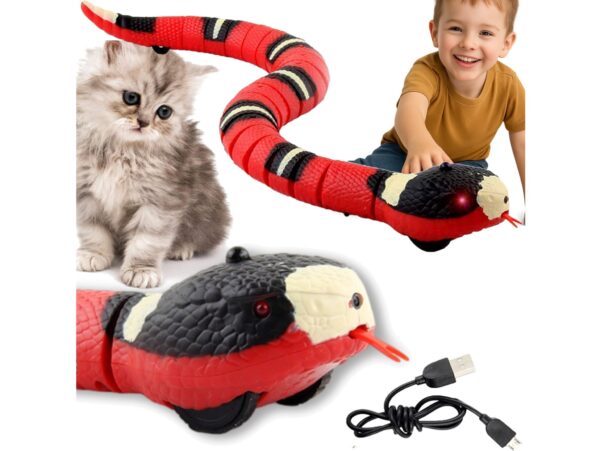 WĄŻ RUCHOMY USB ZABAWKA DLA KOTA