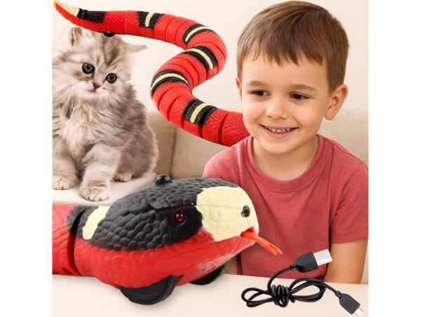 WĄŻ RUCHOMY USB ZABAWKA DLA KOTA