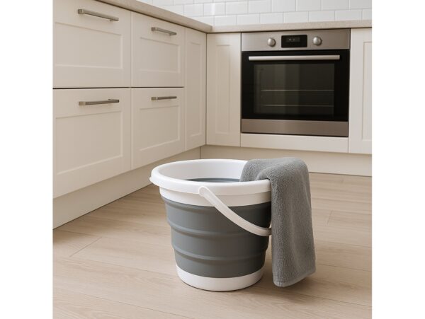 WIADRO WIADERKO SILIKONOWE SKŁADANE 10L