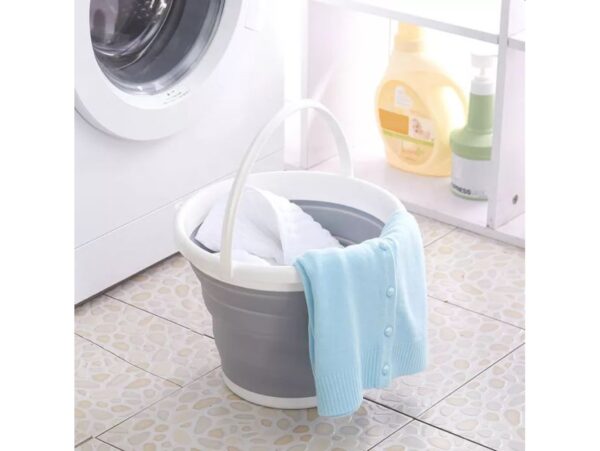 WIADRO WIADERKO SILIKONOWE SKŁADANE 5L - MIX