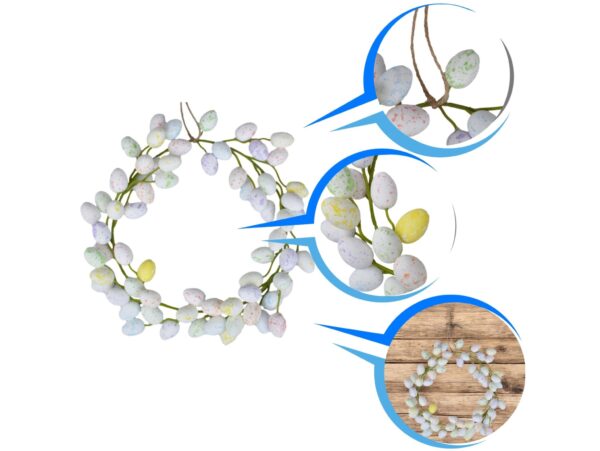 WIANEK STROIK WIELKANOCNY Z JAJEK 36CM