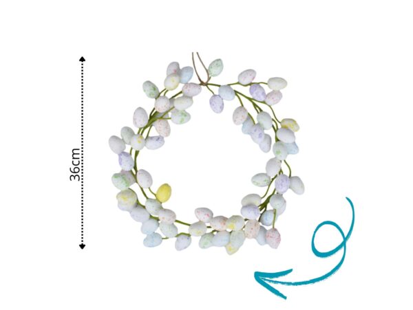 WIANEK STROIK WIELKANOCNY Z JAJEK 36CM