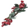 WIANEK ŚWIĄTECZNY Z CZEROWNYMI KULKAMI 25CM