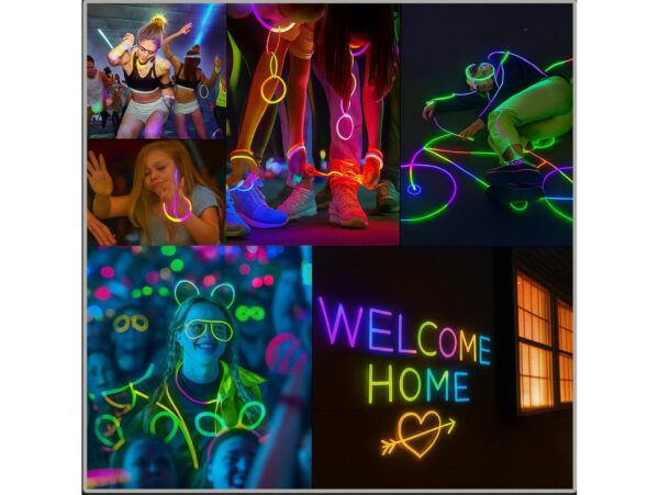 ŚWIATŁO CHEMICZNE BRANSOLETKI ŚWIECĄCE 100SZT