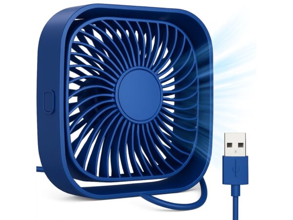 WIATRAK BIURKOWY WENTYLATOR USB 360 STOPNI