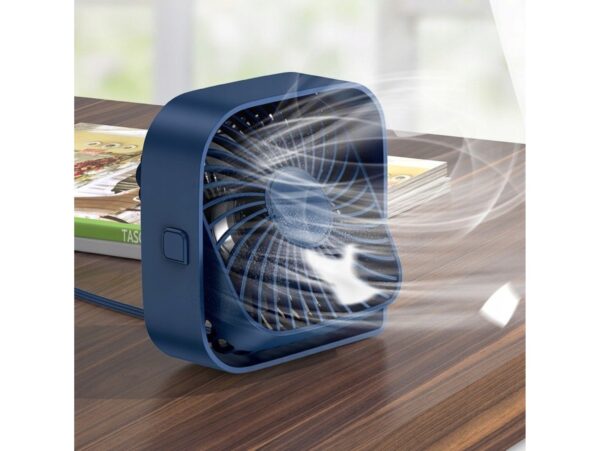 WIATRAK BIURKOWY WENTYLATOR USB 360 STOPNI