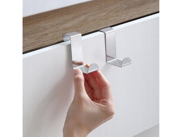 WIESZAK HACZYK NA DRZWI METALOWY 2SZT