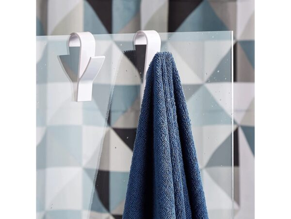 WIESZAK HACZYK NA GRZEJNIK 2szt - biały mały 10x5x1,5