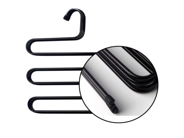 WIESZAK NA SPODNIE - czarny