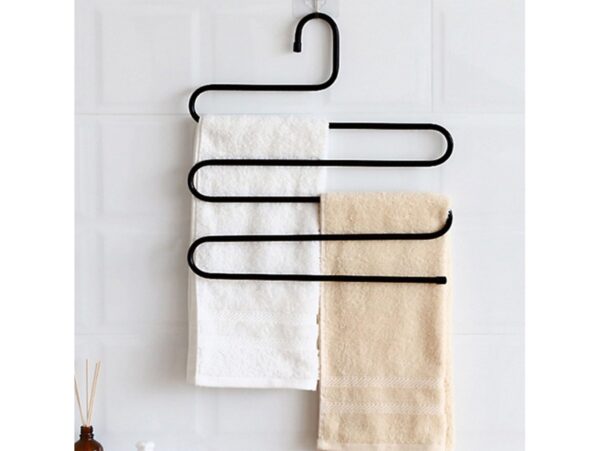 WIESZAK NA SPODNIE - czarny