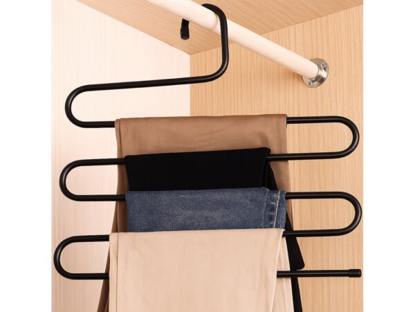 WIESZAK NA SPODNIE - czarny