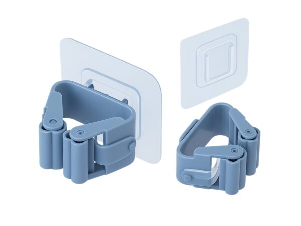 WIESZAK UCHWYT NA MOPA SAMOPRZYLEPNY - błękitny