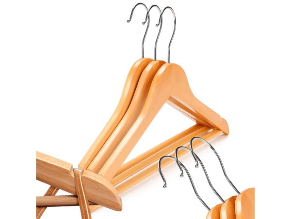 WIESZAKI NA UBRANIA DREWNIANE 3szt