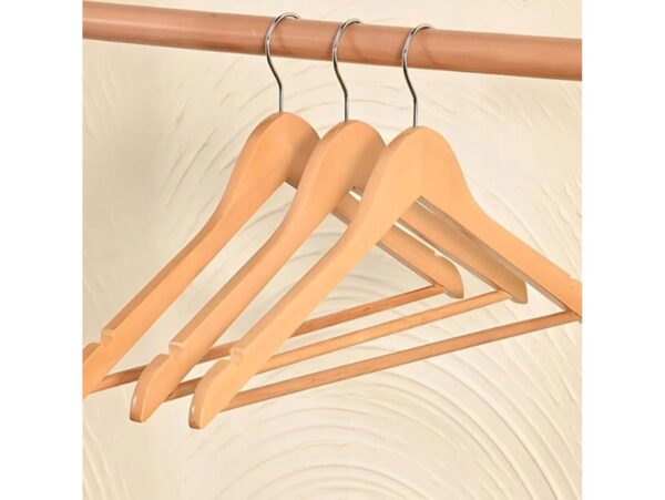 WIESZAKI NA UBRANIA DREWNIANE 3szt