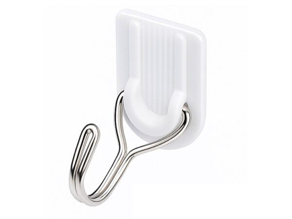 WIESZAKI SAMOPRZYLEPNE BIAŁE 6SZT RUCHOME