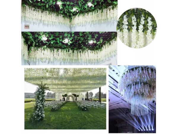 WISTERIA GAŁĄZKA 3-RAMIENNA 105cm