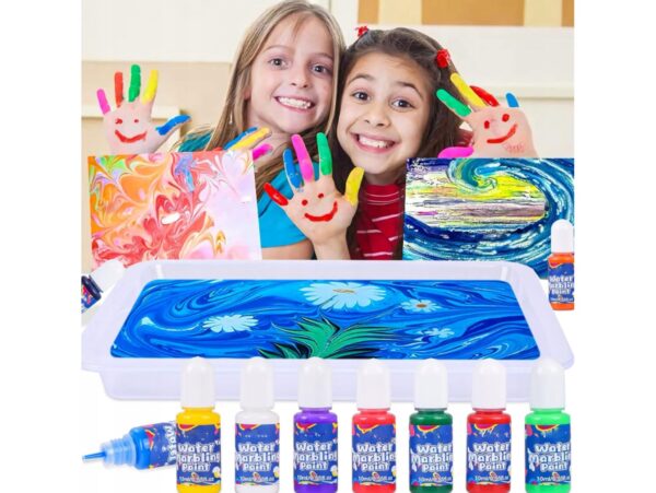WODNE MALOWANIE ZESTAW DO MALOWANIA NA WODZIE 8 KOLORÓW