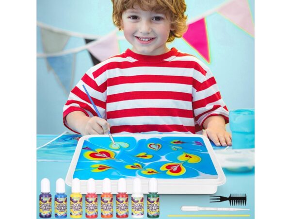 WODNE MALOWANIE ZESTAW DO MALOWANIA NA WODZIE 8 KOLORÓW