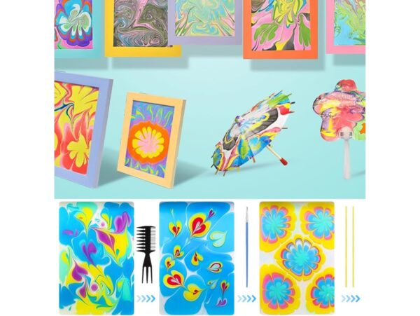 WODNE MALOWANIE ZESTAW DO MALOWANIA NA WODZIE 8 KOLORÓW