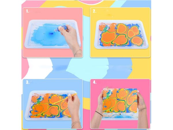 WODNE MALOWANIE ZESTAW DO MALOWANIA NA WODZIE 8 KOLORÓW