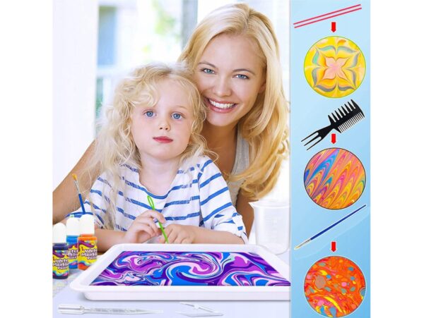 WODNE MALOWANIE ZESTAW DO MALOWANIA NA WODZIE 8 KOLORÓW