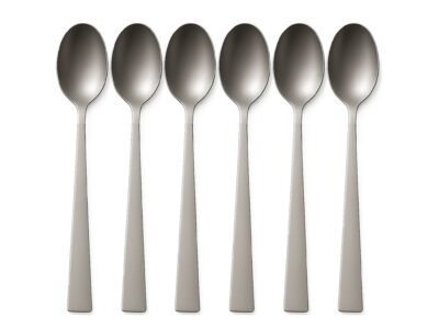 ŁYŻKA ŁYŻKI KOMPLET 6SZT 18CM - gładka kwadratowa