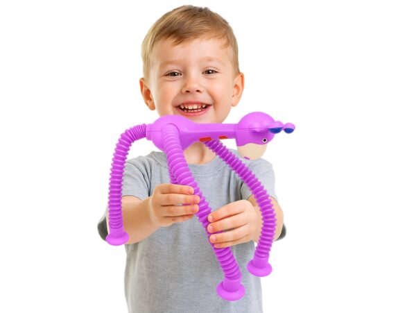 ŻYRAFA ANTYSTRESOWA SENSORYCZNA - fioletowa