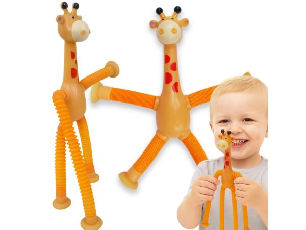 ŻYRAFA ANTYSTRESOWA SENSORYCZNA - pomarańczowa