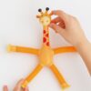 ŻYRAFA ANTYSTRESOWA SENSORYCZNA - pomarańczowa