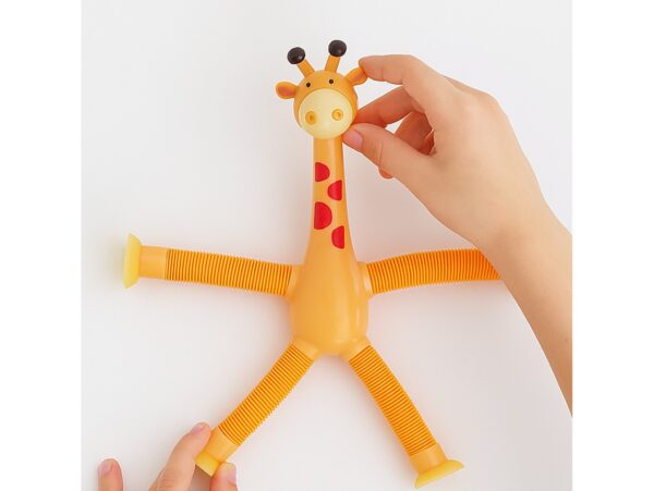 ŻYRAFA ANTYSTRESOWA SENSORYCZNA - pomarańczowa