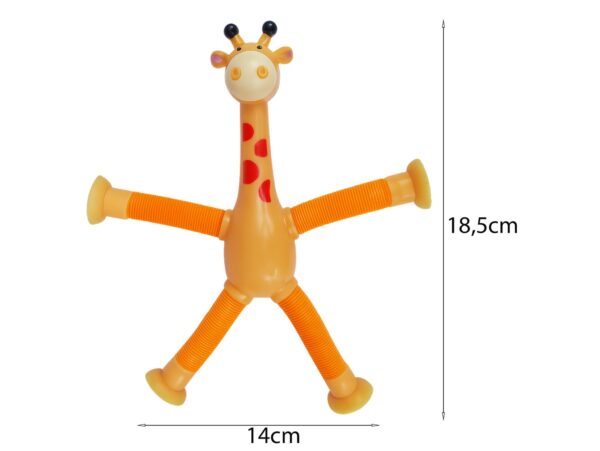 ŻYRAFA ANTYSTRESOWA SENSORYCZNA - pomarańczowa