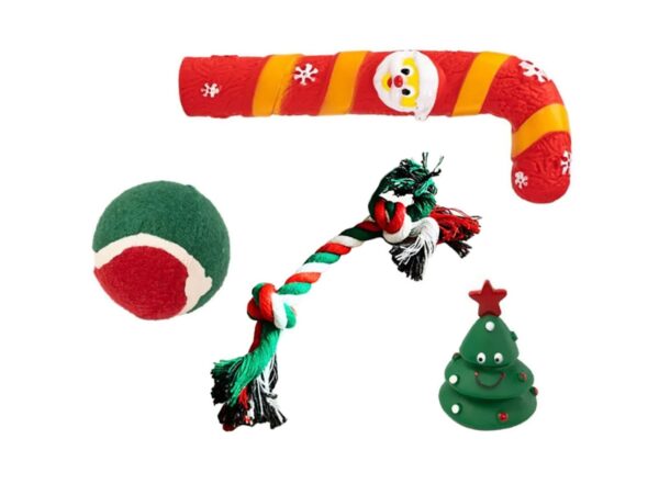 ZABAWKI NA ŚWIĘTA DLA ZWIERZĄT PREZENT DLA PSA KOTA - dla psa 4el