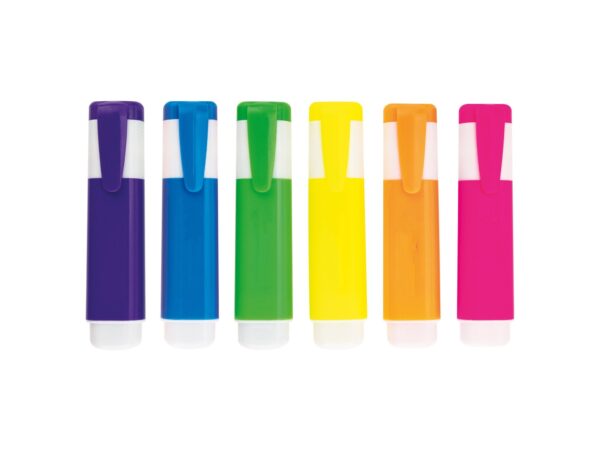 ZAKREŚLACZ BIUROWY ZESTAW 6SZT