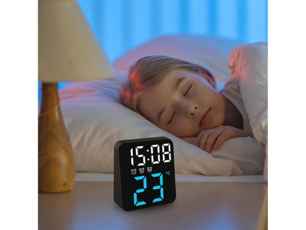 ZEGAR ELEKTRONICZNY LED BUDZIK