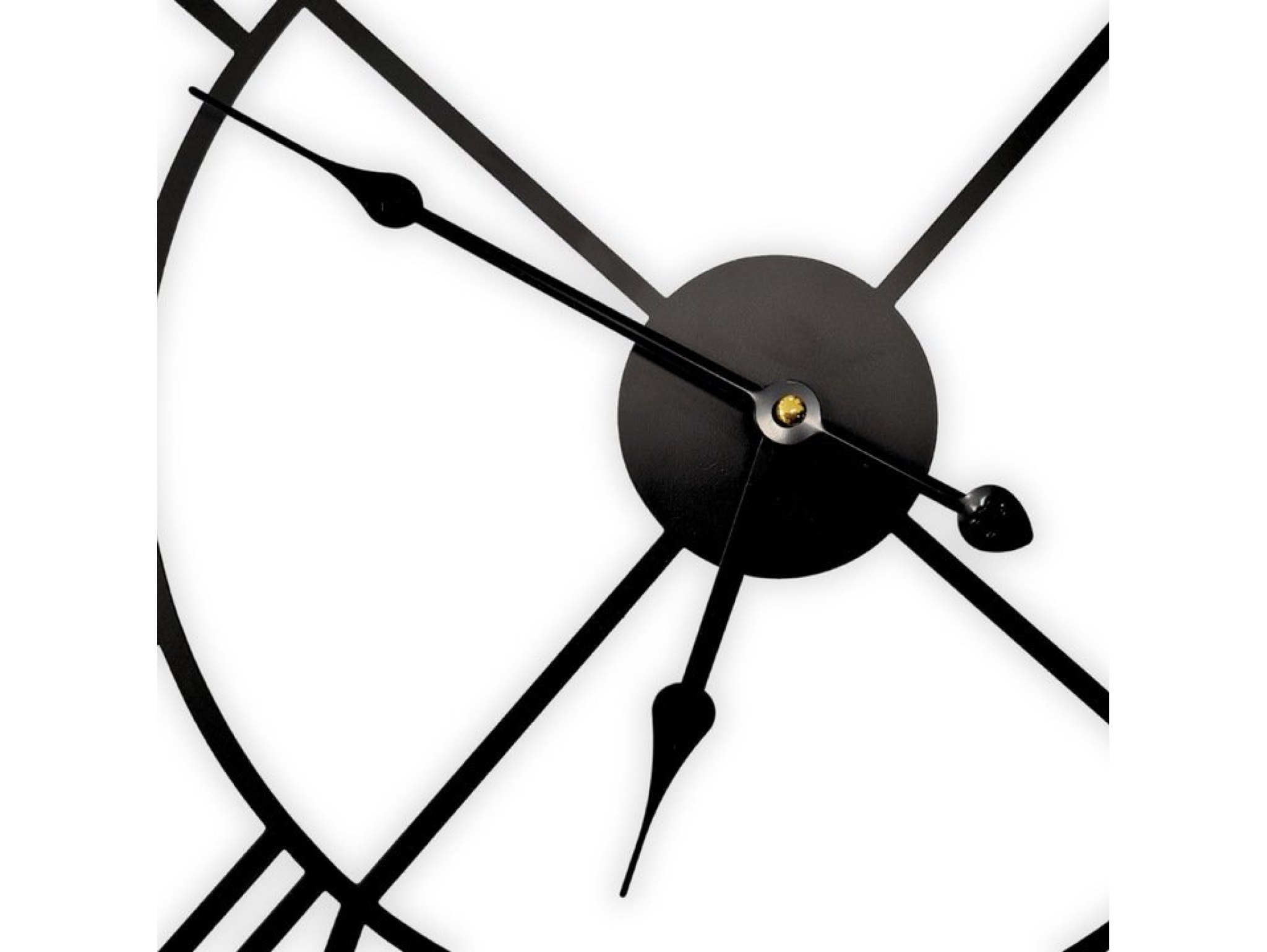 ZEGAR METALOWY ŚCIENNY RETRO LOFT 50CM - wzór 2