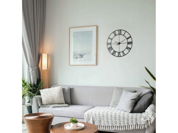 ZEGAR METALOWY ŚCIENNY RETRO LOFT 50CM - wzór 2