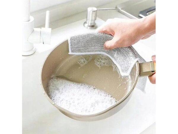 ZESTAW ŚCIERECZEK DRUCIANYCH DO MYCIA NACZYŃ 10SZT