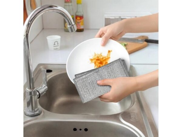 ZESTAW ŚCIERECZEK DRUCIANYCH DO MYCIA NACZYŃ 10SZT