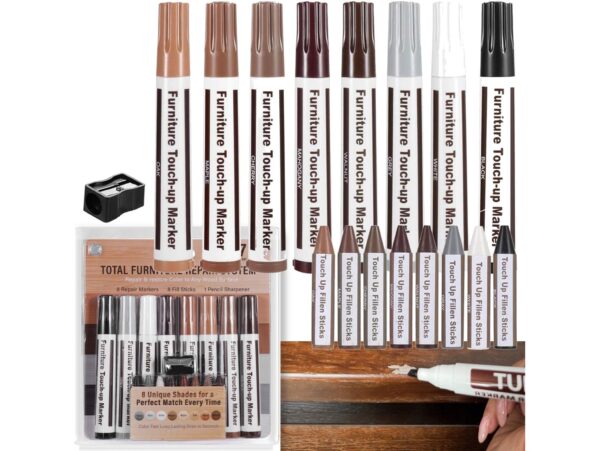 ZESTAW DO NAPRAWY PANELI MEBLI DREWNA MARKER +WOSK