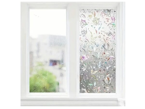 ZESTAW FOLI OKIENNEJ NAKLEJKA NA SZYBĘ 2 SZT - kwiat