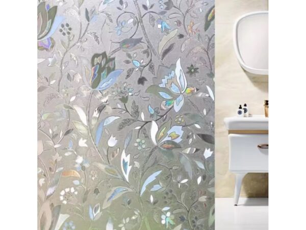 ZESTAW FOLI OKIENNEJ NAKLEJKA NA SZYBĘ 2 SZT - kwiat