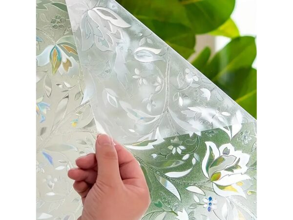 ZESTAW FOLI OKIENNEJ NAKLEJKA NA SZYBĘ 2 SZT - kwiat