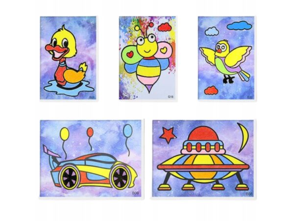 ZESTAW KREATYWNY DO MALOWANIA PIASKIEM