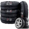 ZESTAW POKROWCÓW OCHRONNYCH NA KOŁA FELGI 4SZT - 13-17 cali