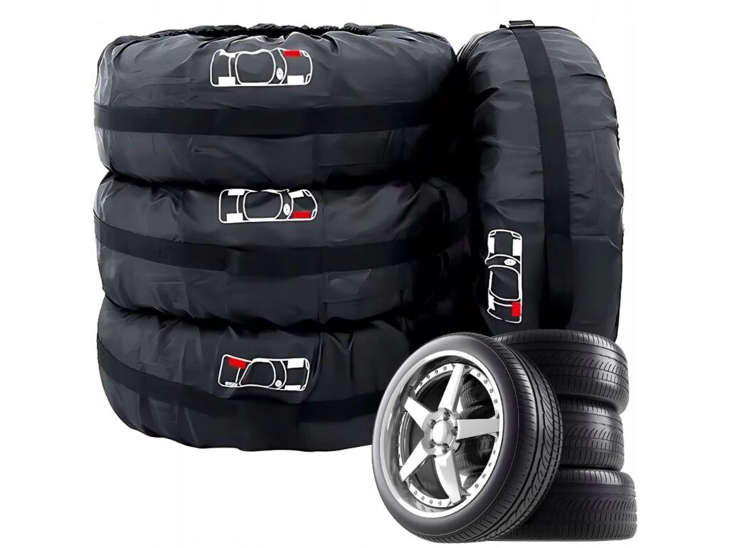 ZESTAW POKROWCÓW OCHRONNYCH NA KOŁA FELGI 4SZT - 13-17 cali