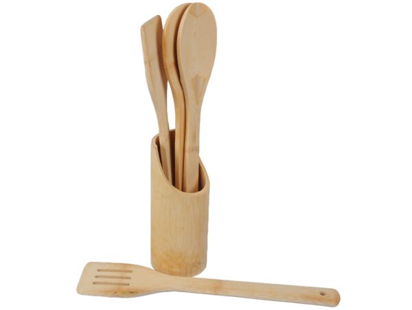 ZESTAW PRZYBORÓW KUCHENNYCH BAMBUSOWYCH