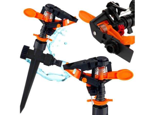 ZRASZACZ SPRYSKIWACZ OGRODOWY WBIJANY OBROTOWY