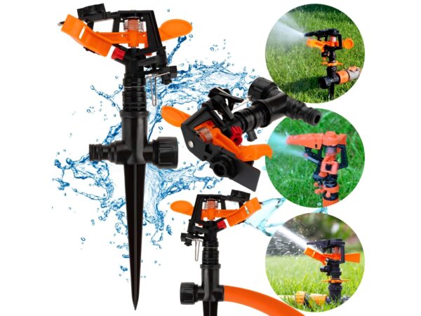 ZRASZACZ SPRYSKIWACZ OGRODOWY WBIJANY OBROTOWY